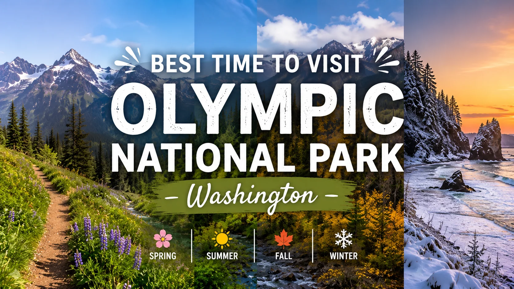 best time to visit olympic national park washington