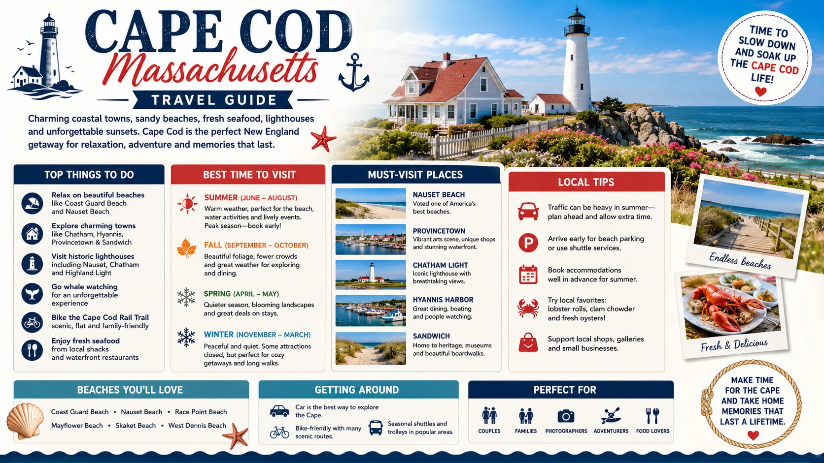 Cape Cod Massachusetts Travel Guide