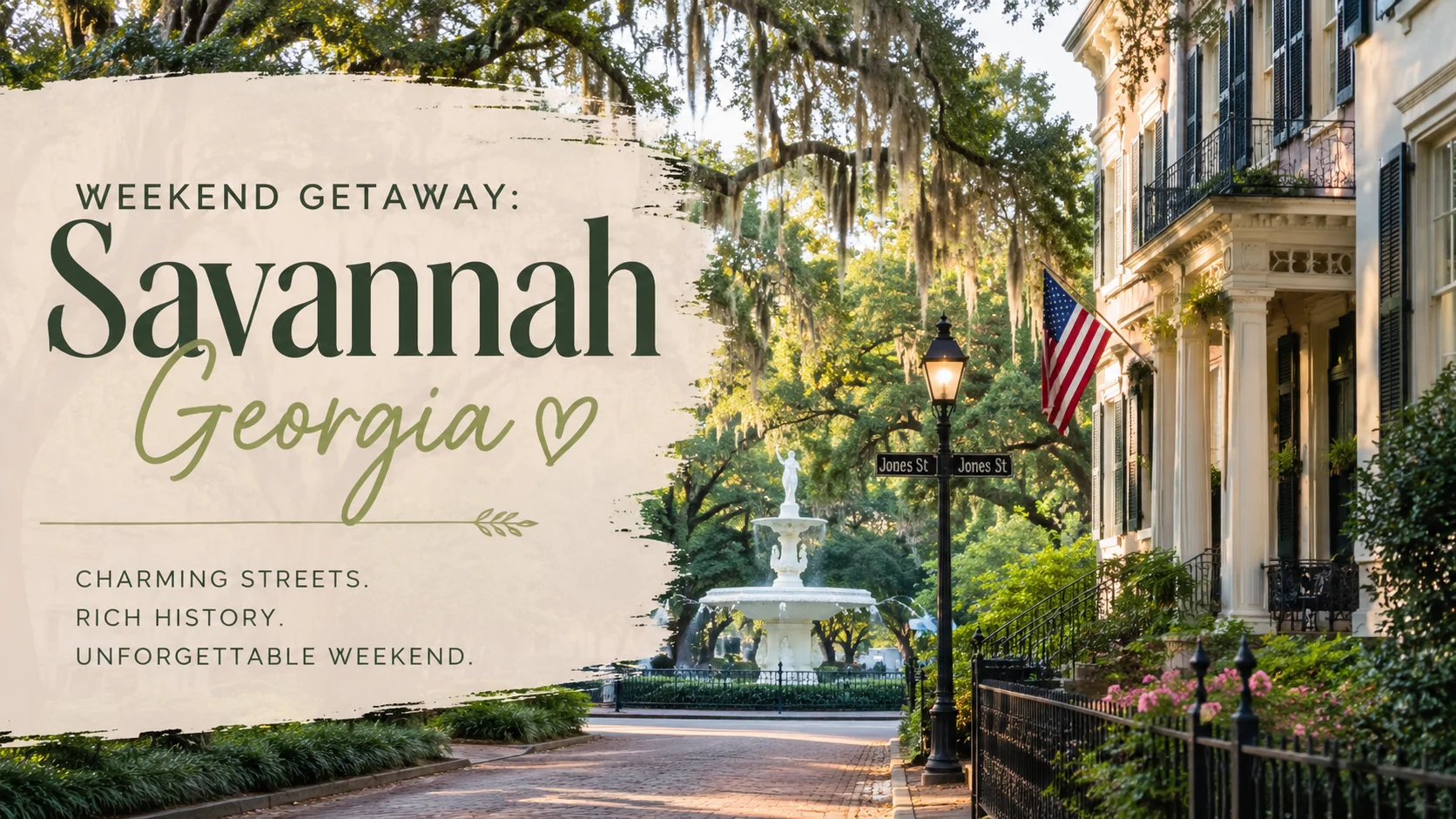 weekend getaway savannah georgia